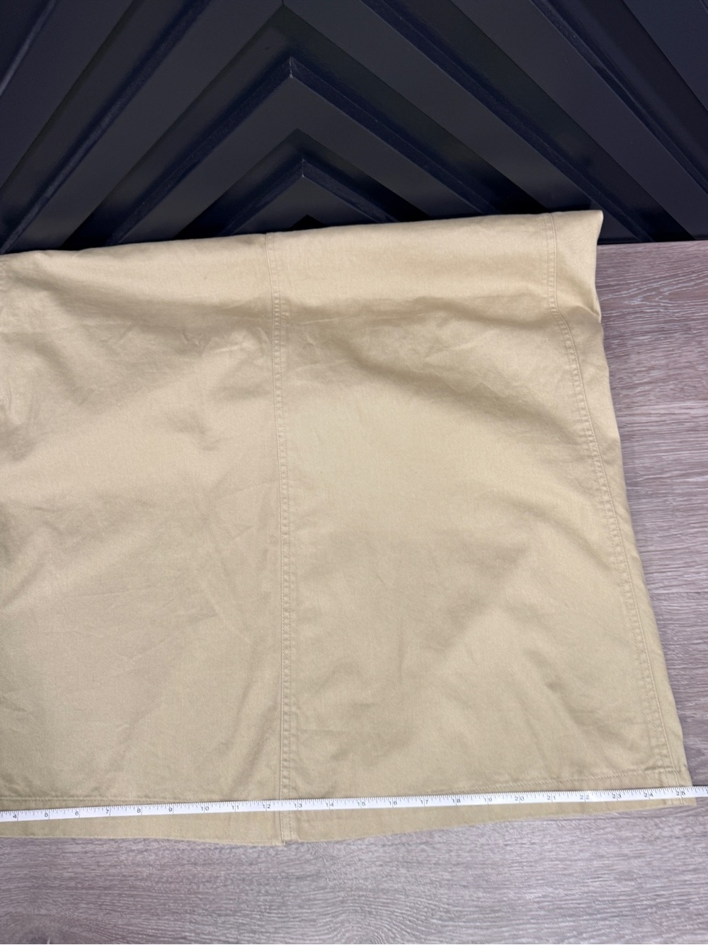 White Stag Womens Khaki Flat Front Maxi Skirt Size 16 - Picture 6 of 9